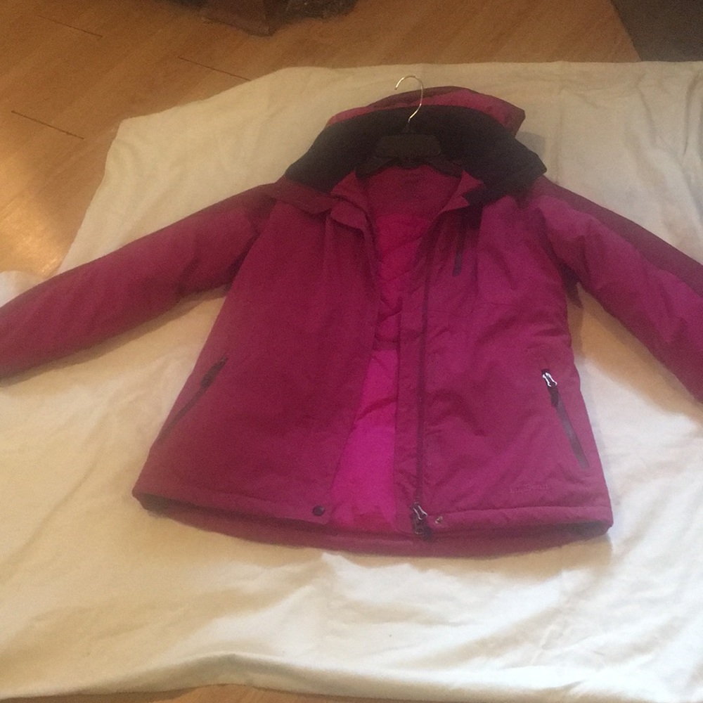 L L Bean ski jacket, hooded. Good condition.